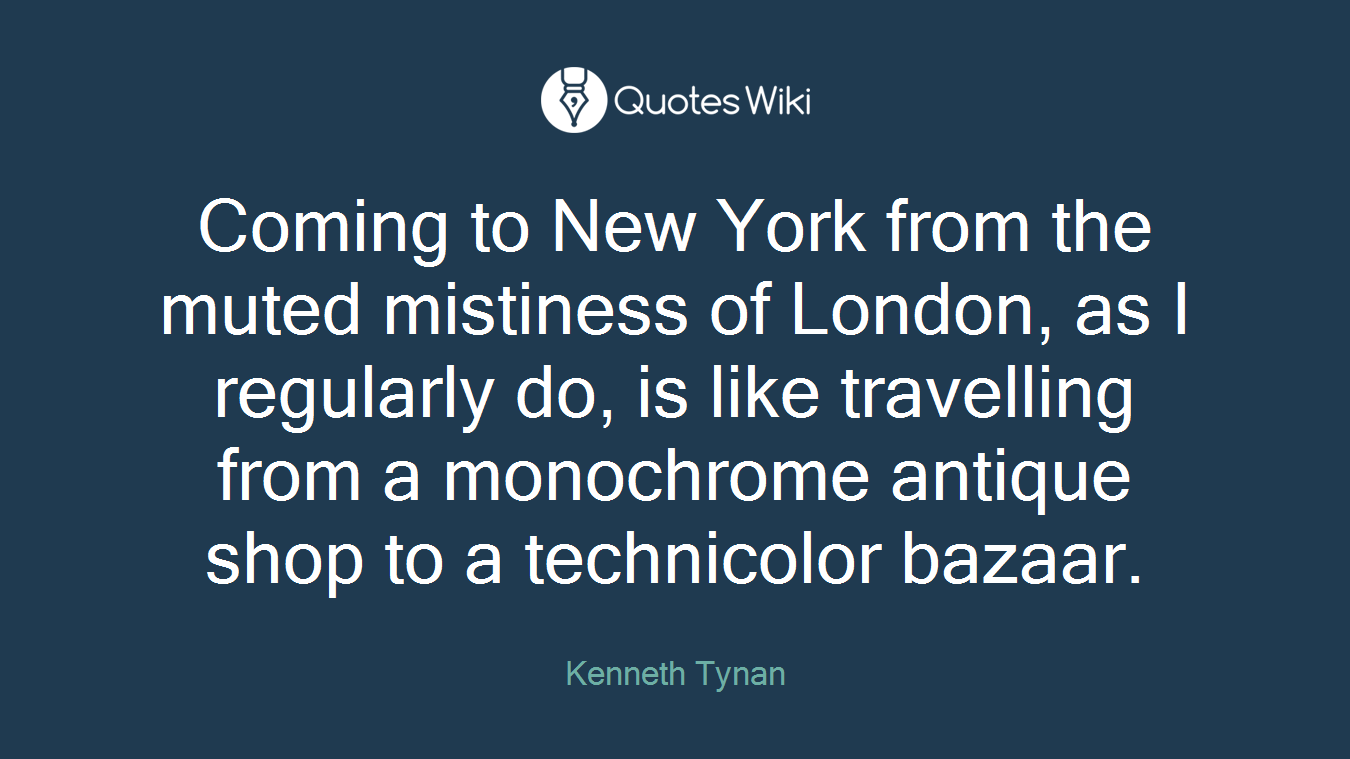 Coming to New York from the muted mistiness of London, as I regularly do, is like travelling from a monochrome antique shop to a technicolor bazaar.