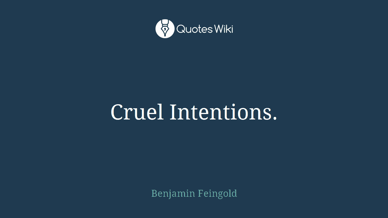 Cruel Intentions.