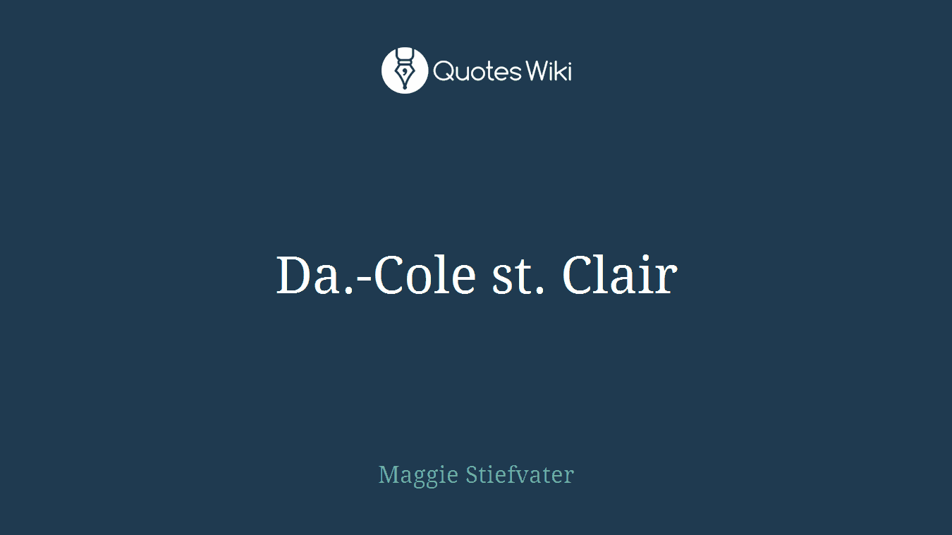 Da.-Cole st. Clair