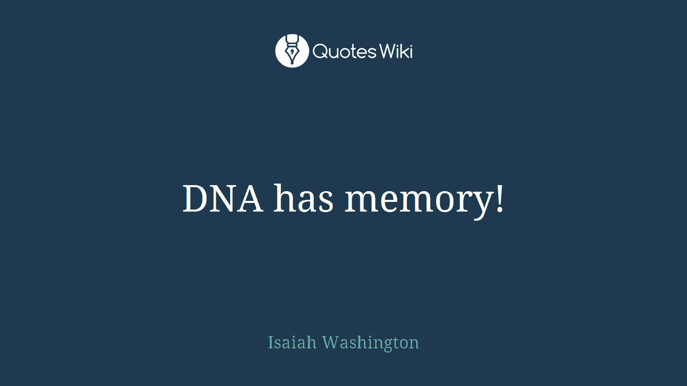 DNA has memory!