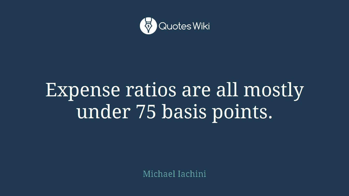 Expense ratios are all mostly under 75 basis points.