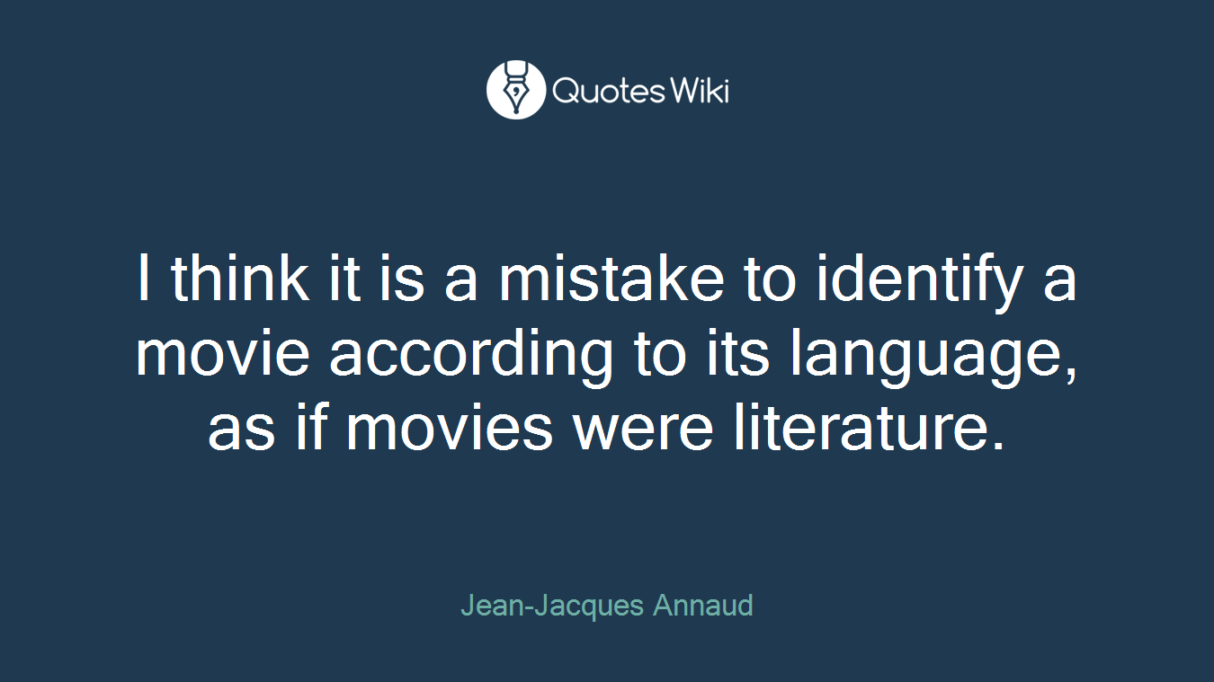 I think it is a mistake to identify a movie according to its language, as if movies were literature.