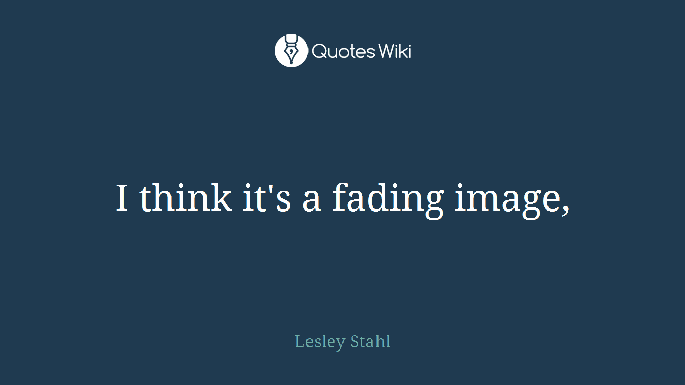 I think it's a fading image,