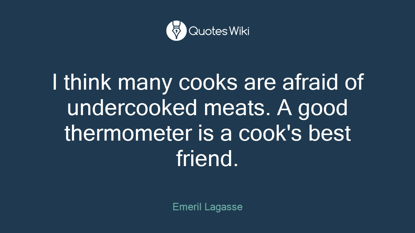 I think many cooks are afraid of undercooked meats. A good thermometer is a cook's best friend.