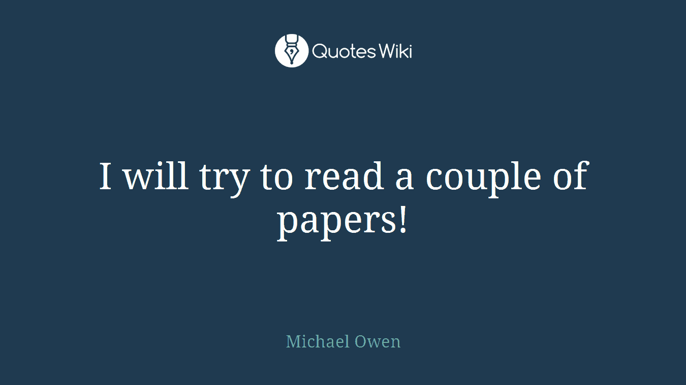I will try to read a couple of papers!