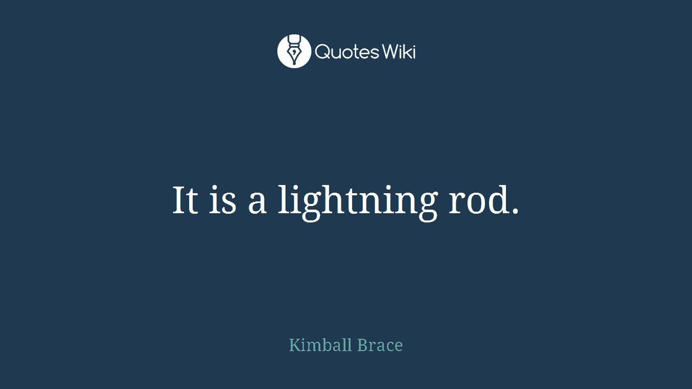 It is a lightning rod.