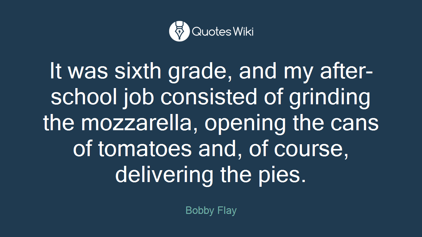 It was sixth grade, and my after-school job consisted of grinding the mozzarella, opening the cans of tomatoes and, of course, delivering the pies.
