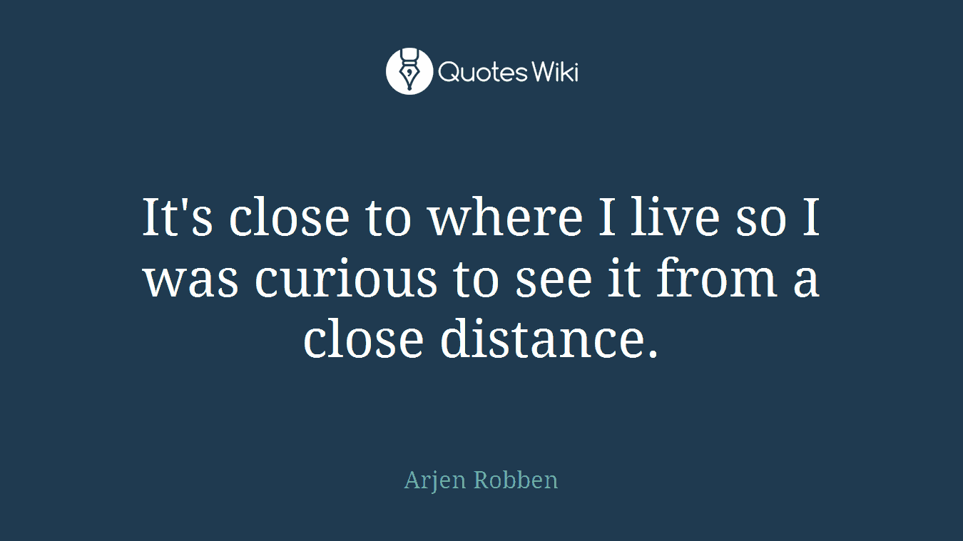 It's close to where I live so I was curious to see it from a close distance.