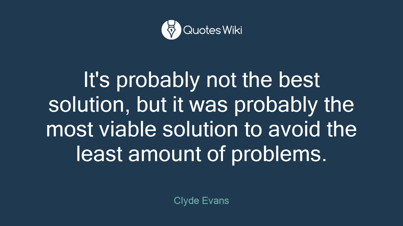 It's probably not the best solution, but it was probably the most viable solution to avoid the least amount of problems.