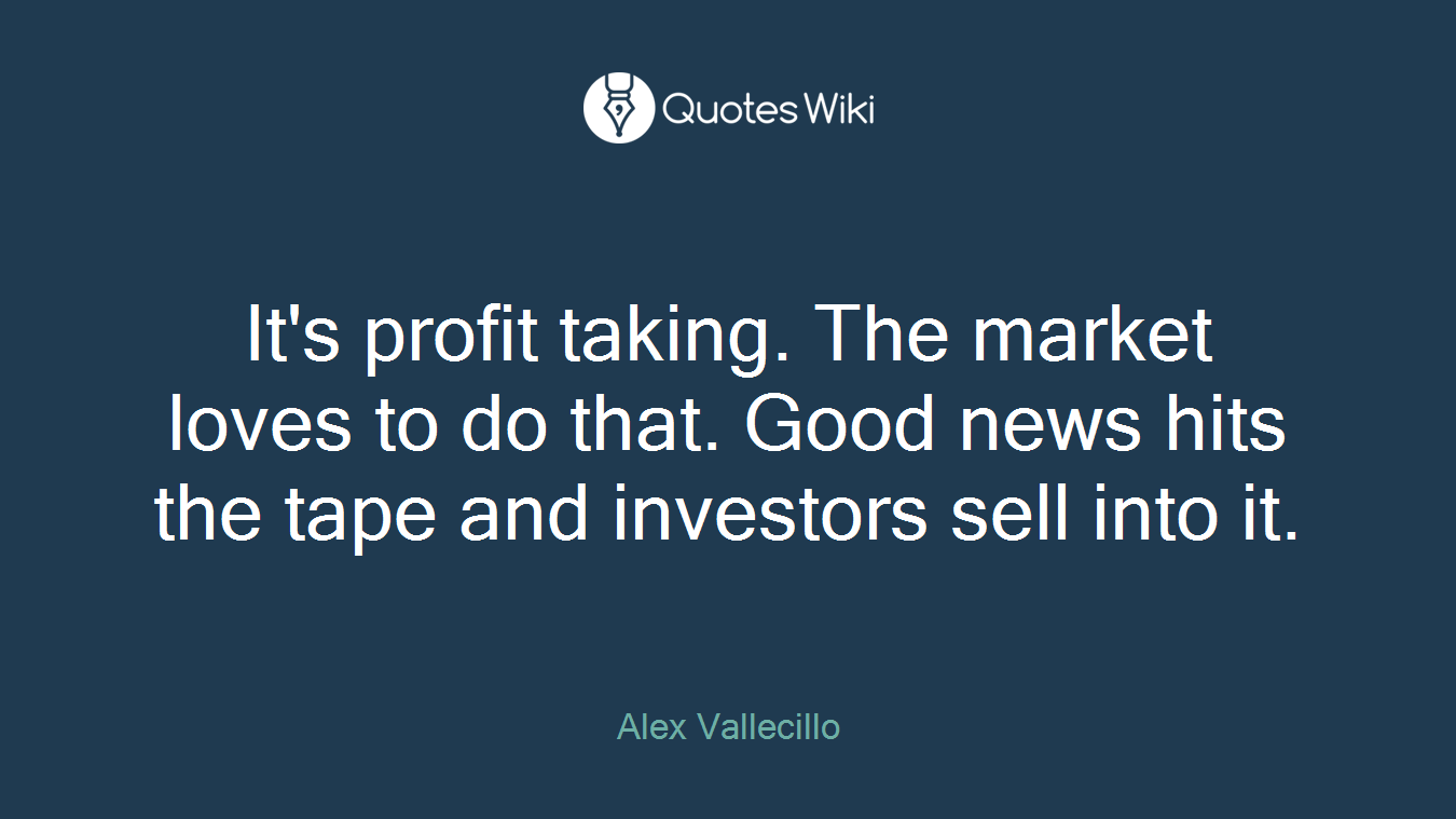 It's profit taking. The market loves to do that. Good news hits the tape and investors sell into it.