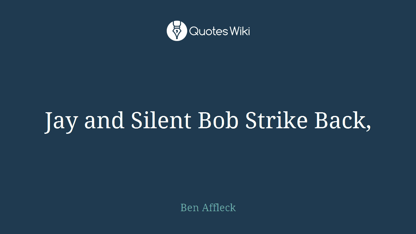 Jay and Silent Bob Strike Back,
