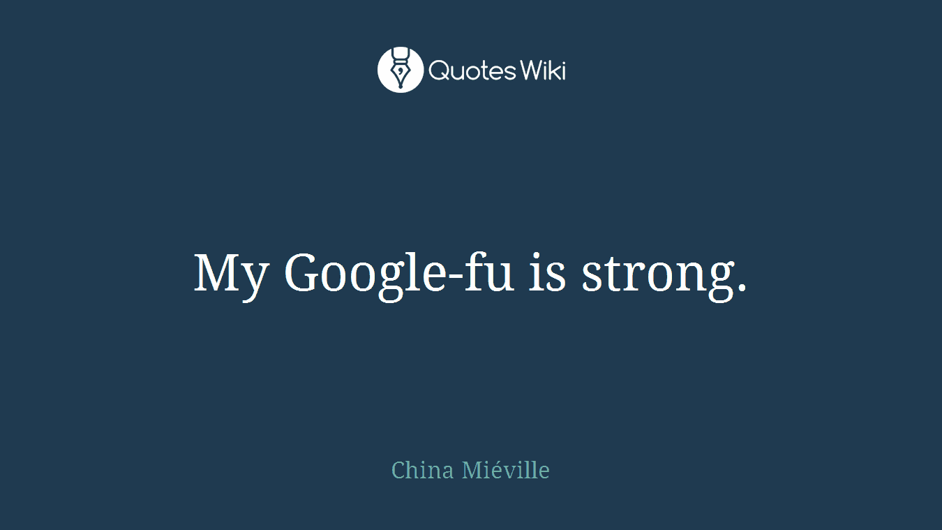 My Google-fu is strong.
