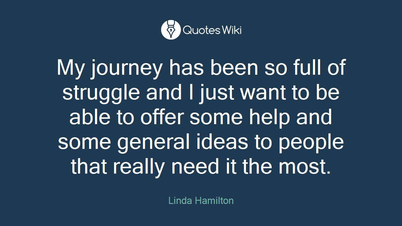 My journey has been so full of struggle and I just want to be able to offer some help and some general ideas to people that really need it the most.