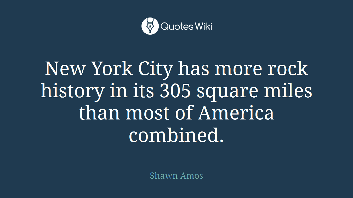 New York City has more rock history in its 305 square miles than most of America combined.