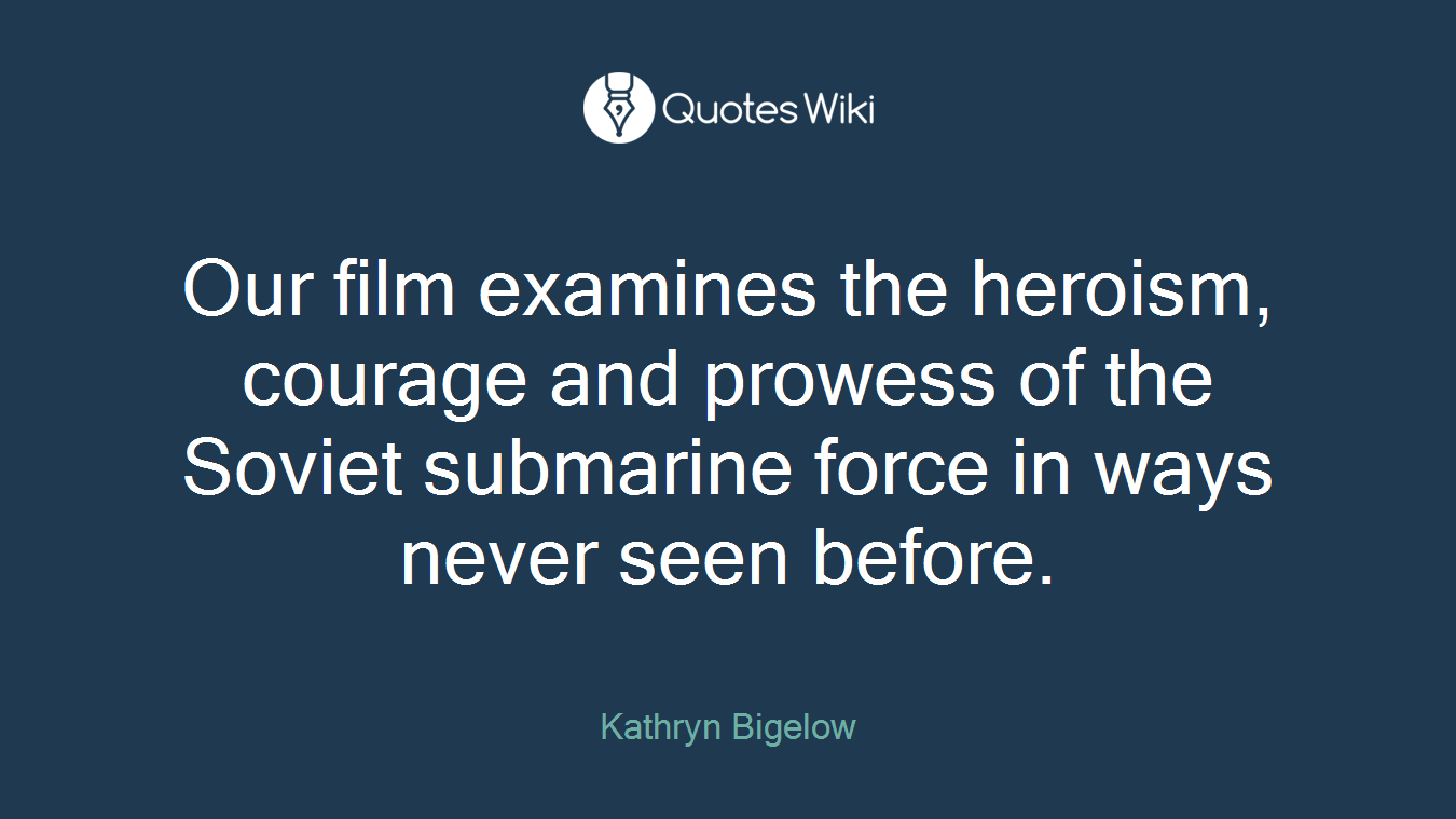 Our film examines the heroism, courage and prowess of the Soviet submarine force in ways never seen before.