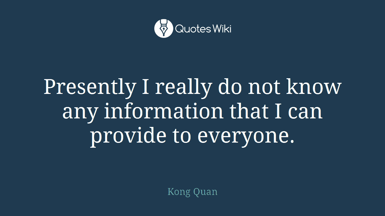 Presently I really do not know any information that I can provide to everyone.
