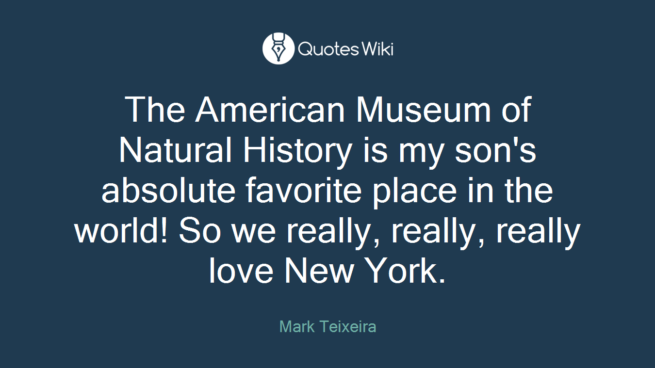 The American Museum of Natural History is my son's absolute favorite place in the world! So we really, really, really love New York.