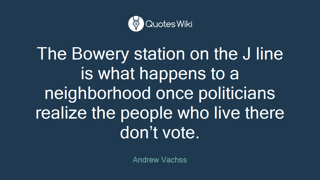 The Bowery station on the J line is what happens to a neighborhood once politicians realize the people who live there don’t vote.