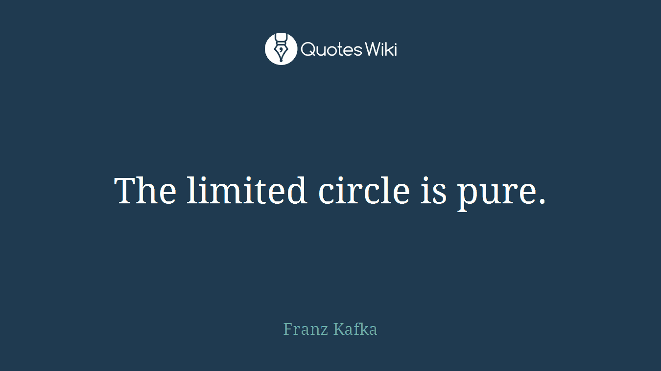 The limited circle is pure.