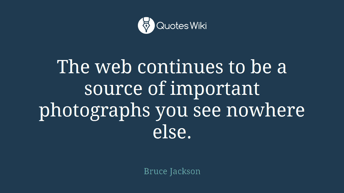 The web continues to be a source of important photographs you see nowhere else.