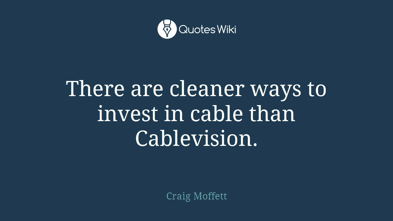 There are cleaner ways to invest in cable than Cablevision.