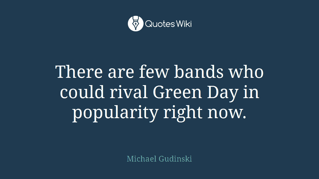 There are few bands who could rival Green Day in popularity right now.