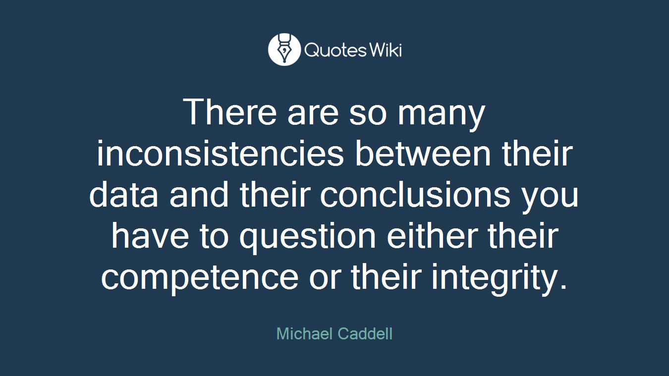 There are so many inconsistencies between their data and their conclusions you have to question either their competence or their integrity.