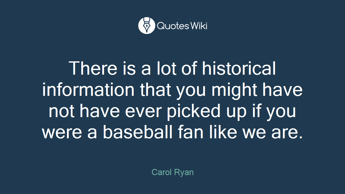 There is a lot of historical information that you might have not have ever picked up if you were a baseball fan like we are.