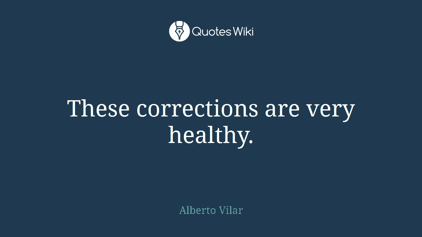 These corrections are very healthy.