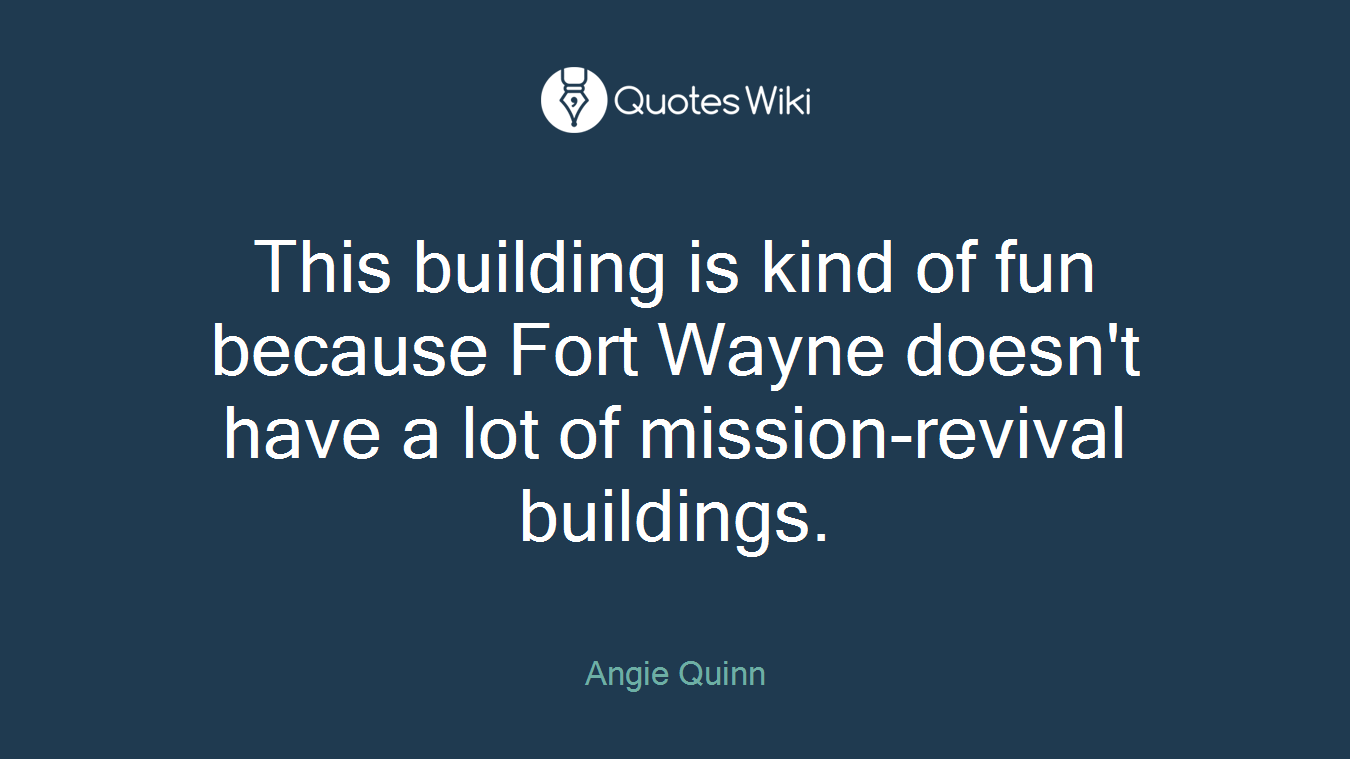 This building is kind of fun because Fort Wayne doesn't have a lot of mission-revival buildings.