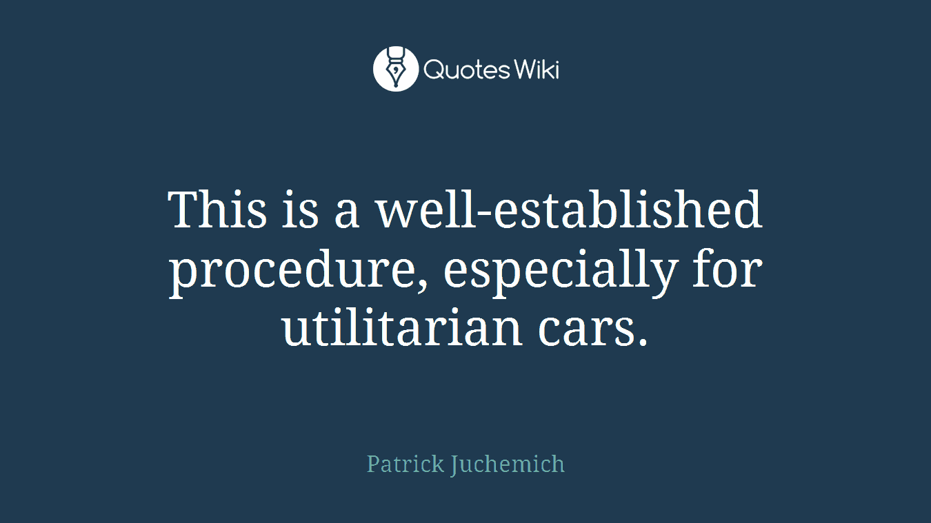 This is a well-established procedure, especially for utilitarian cars.
