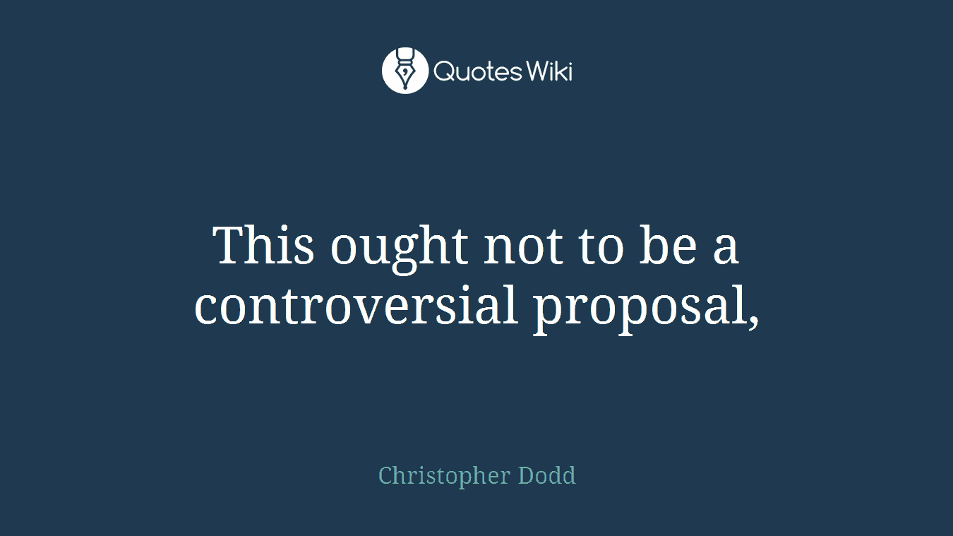 This ought not to be a controversial proposal,