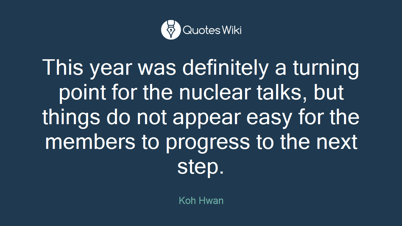 This year was definitely a turning point for the nuclear talks, but things do not appear easy for the members to progress to the next step.