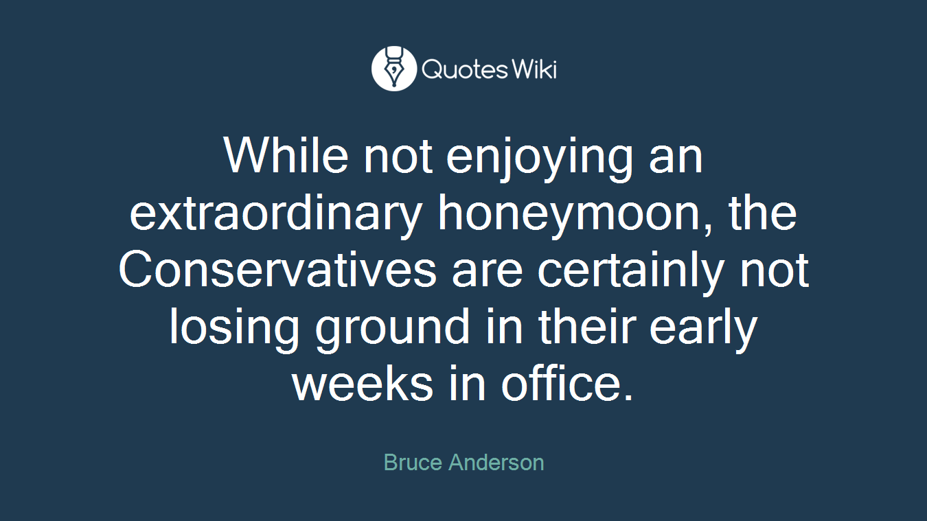 While not enjoying an extraordinary honeymoon, the Conservatives are certainly not losing ground in their early weeks in office.
