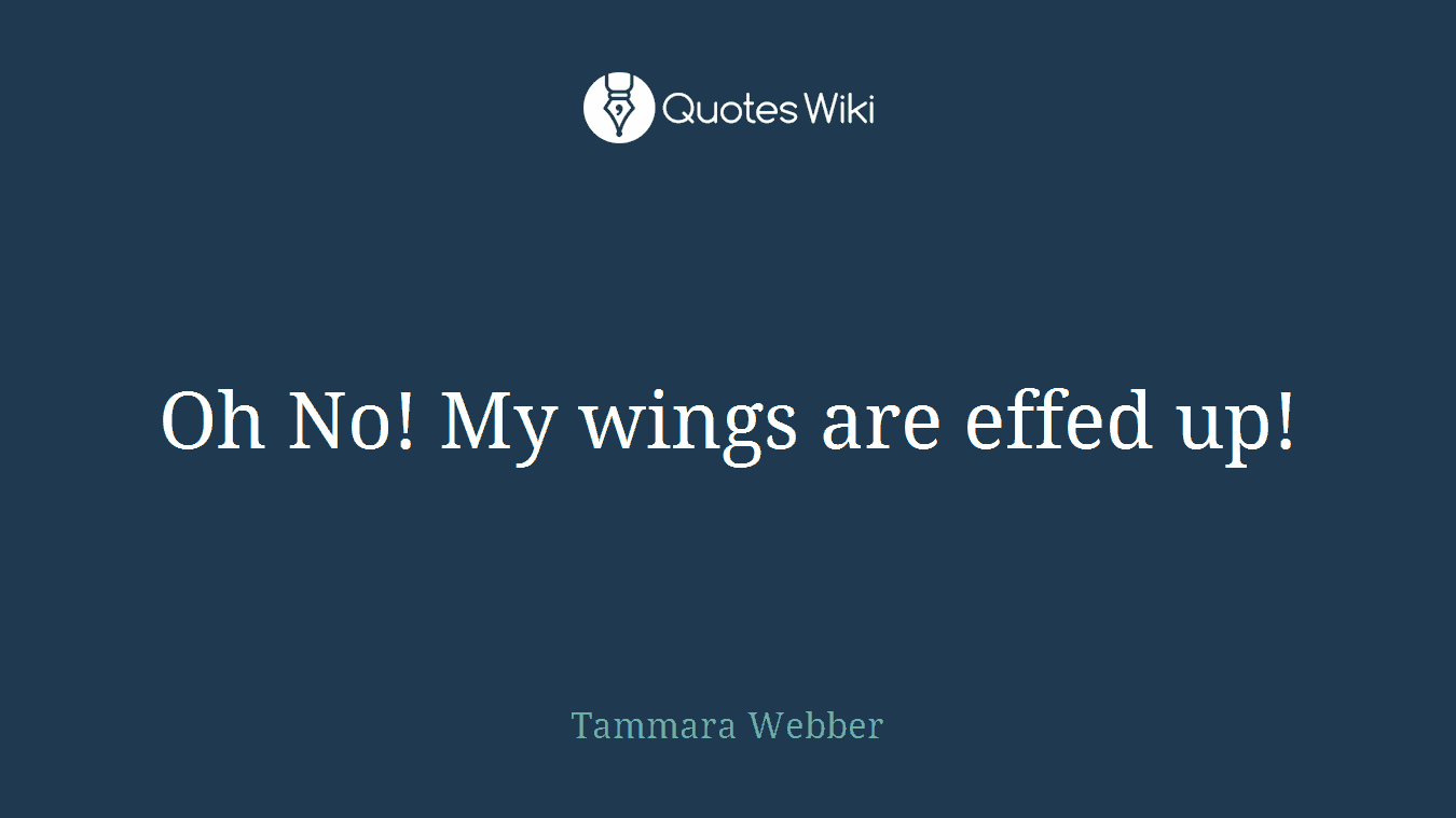 Oh No! My wings are effed up!