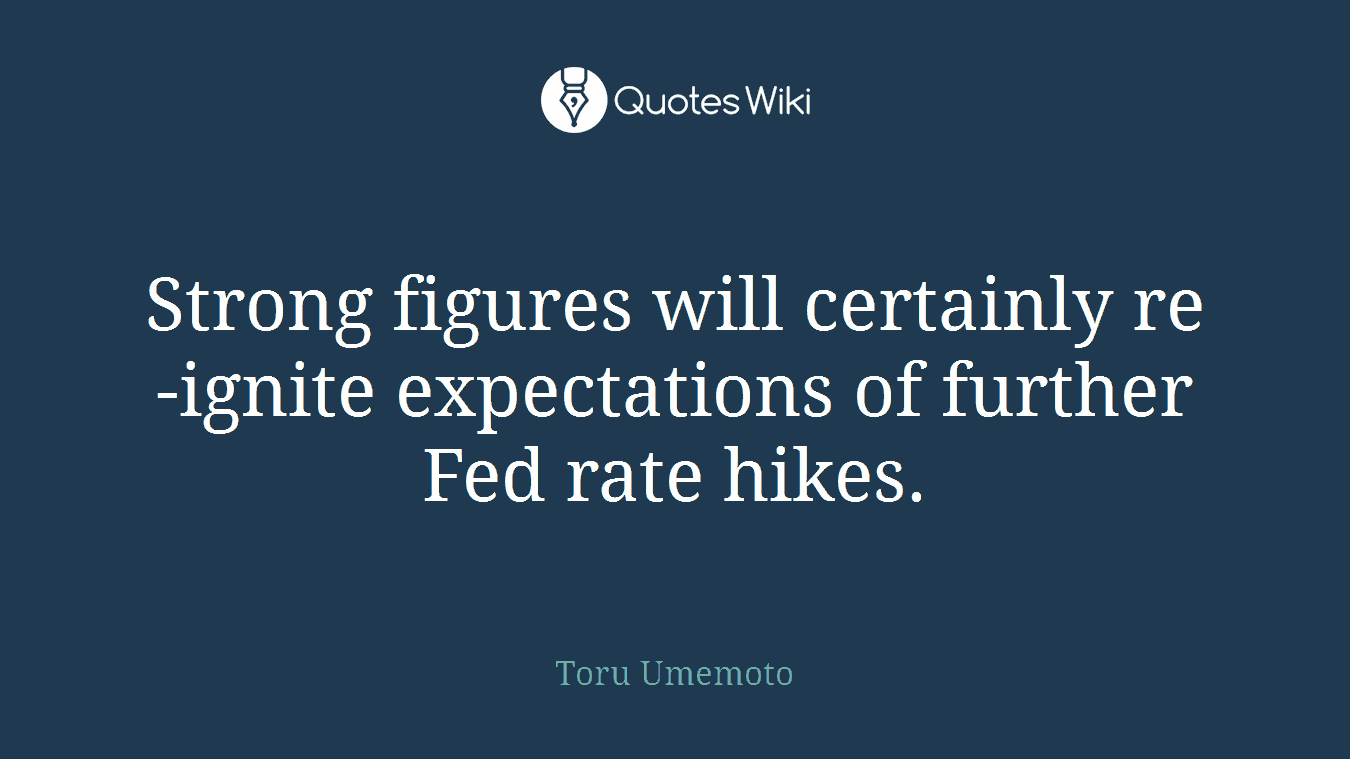 Strong figures will certainly re-ignite expectations of further Fed rate hikes.
