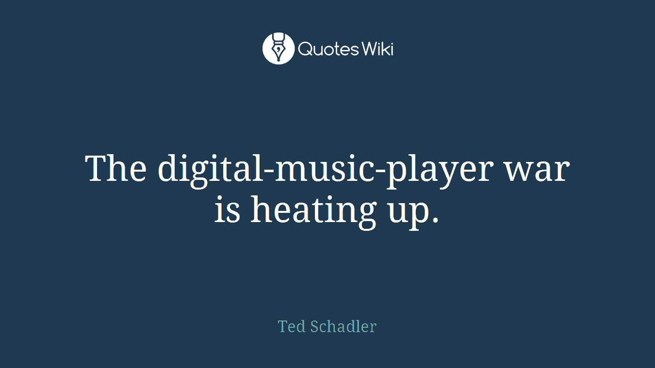 The digital-music-player war is heating up.