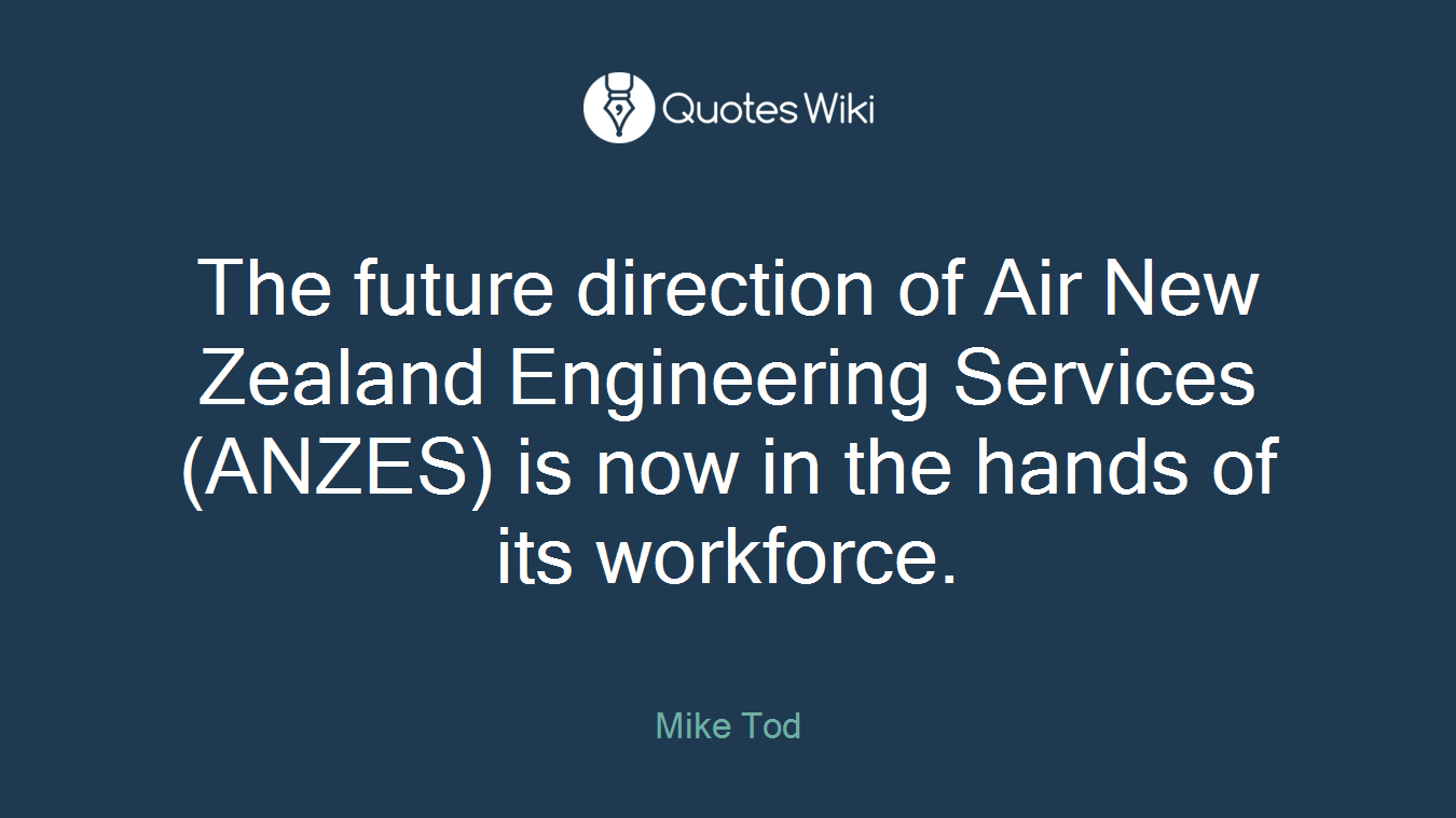 The future direction of Air New Zealand Engineering Services (ANZES) is now in the hands of its workforce.