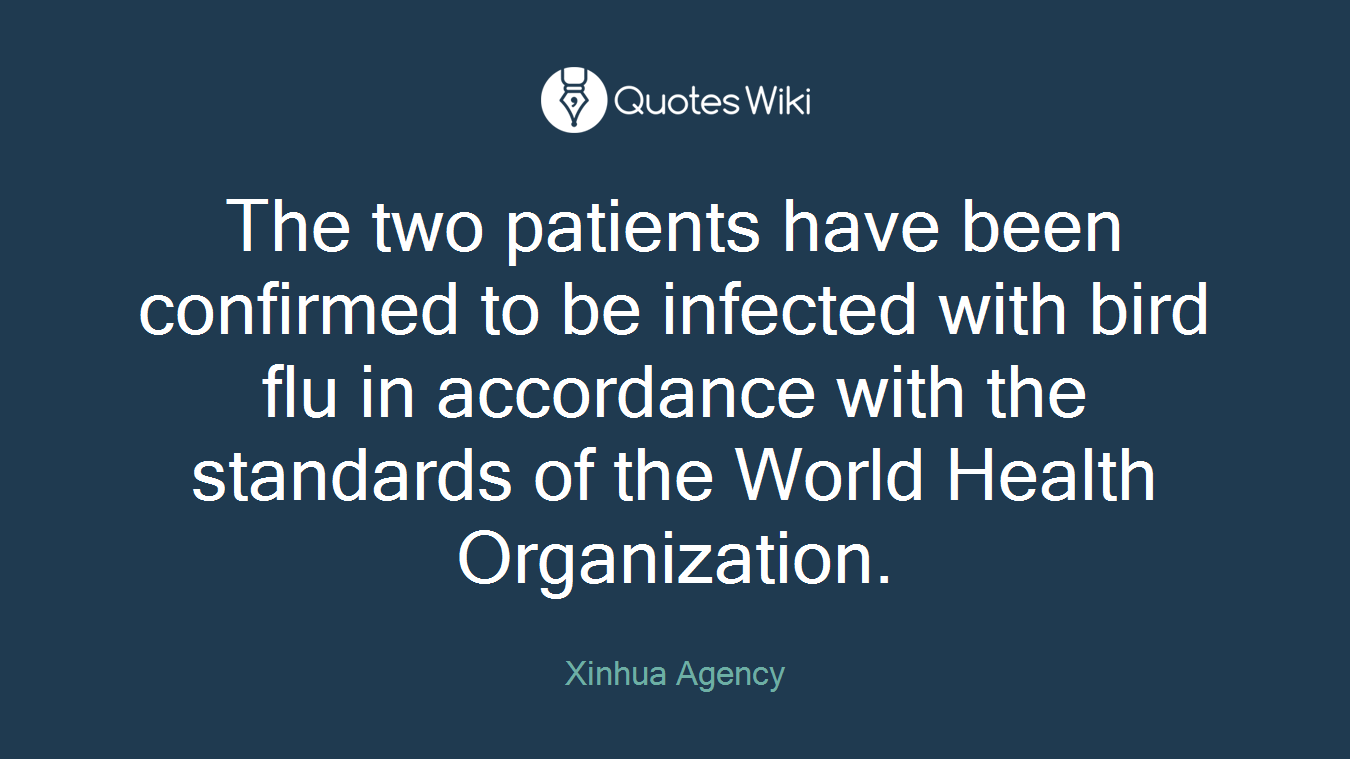 The two patients have been confirmed to be infected with bird flu in accordance with the standards of the World Health Organization.