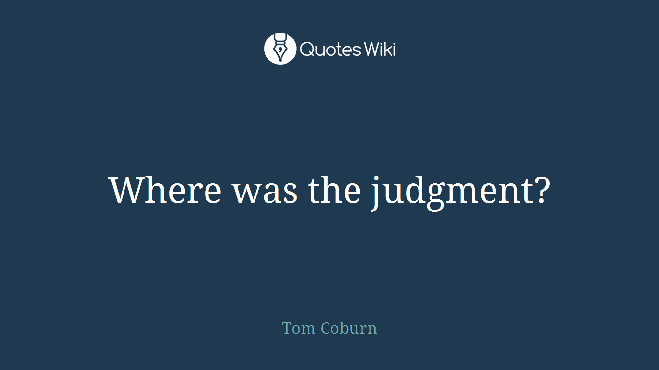 Where was the judgment?
